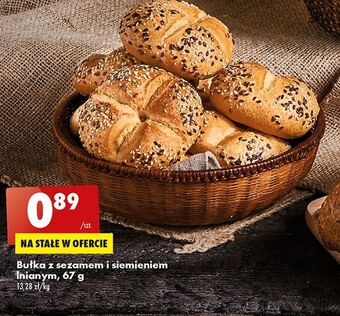 Biedronka Bułka z sezamem i siemieniem lnianym oferta