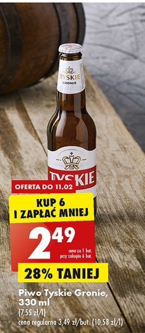 Biedronka Piwo tyskie gronie oferta