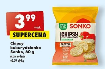 Chipsy kukurydziane papryka sonko