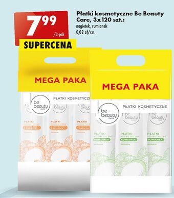 Biedronka Płatki kosmetyczne rumianek be beauty care oferta