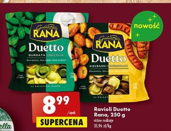 Biedronka Ravioli duetto burrata i bazylia giovanni rana oferta