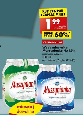 Biedronka Woda gazowana muszynianka oferta