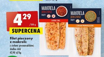 Biedronka Makrela pieczona filety z ziołami prowansalskimi oferta