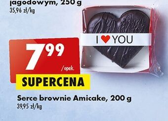 Biedronka Serce brownie amicake oferta