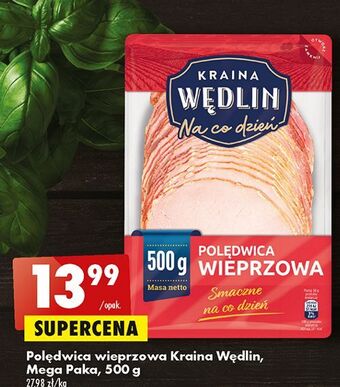 Biedronka Polędwica wieprzowa kraina wędlin na co dzień oferta