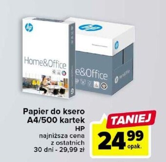 Carrefour HP Papier do ksero A4/500 kartek oferta