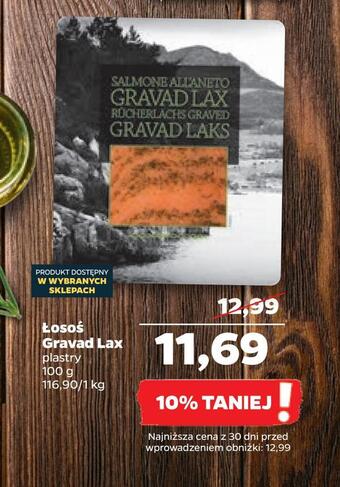 Netto Łosoś gravad lax oferta