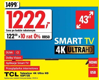 Media Expert Telewizor tcl oferta