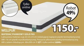JYSK Materac wellpur oferta