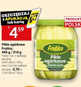 Twój Market Ogórki konserwowe frutico oferta