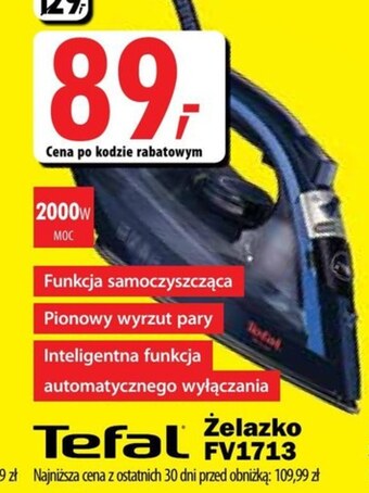 Media Expert Żelazko tefal oferta