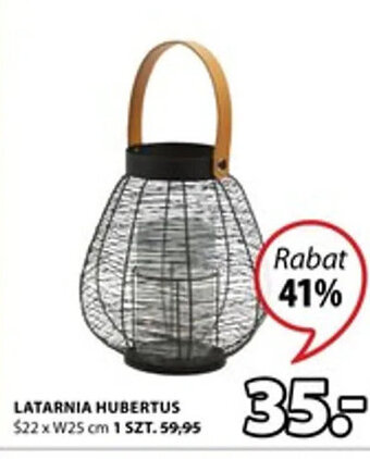 JYSK Latarnia Hubertus Ś22xW25cm oferta