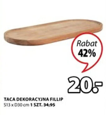 JYSK Taca dekoracyjna Fillip S13xD30cm oferta