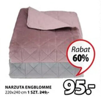 JYSK Narzuta Engblomme 220x240cm oferta
