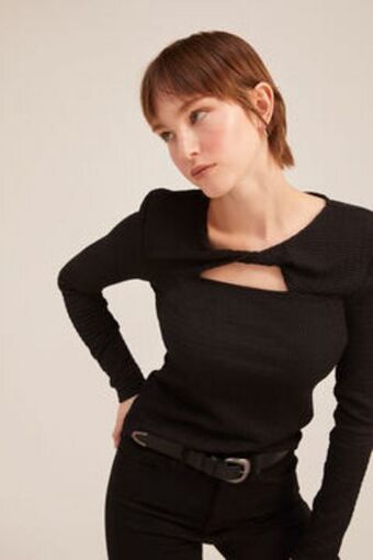 Springfield Triangle cut-out t-shirt oferta