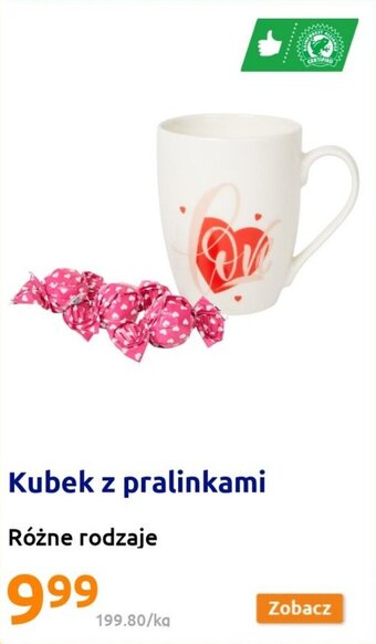 Action Kubek z pralinkami oferta