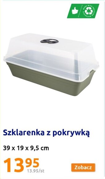 Action Szklarenka z pokrywką 39x19x9,5cm oferta
