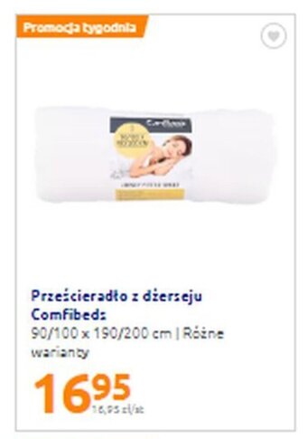 Action Comfibeds prześcieradło z dżerseju 90/100x190/200cm oferta