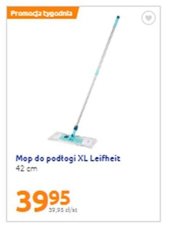Action Leifheit mop do podłogi xl 42cm oferta