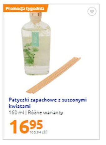 Action Patyczki zapachowe z suszonymi kwiatami 160ml oferta