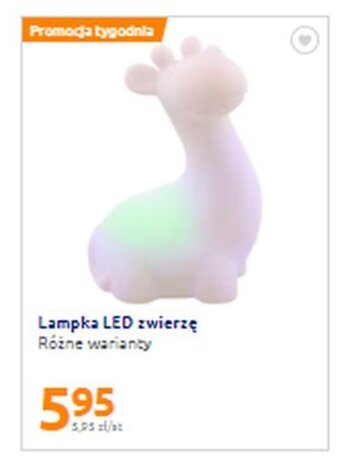 Action Lampka LED zwierzę oferta