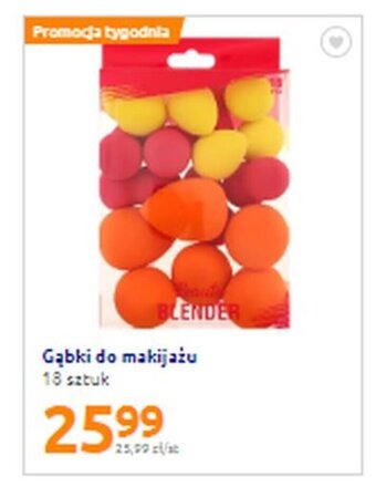 Gąbki do makijażu 18szt