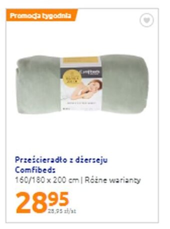 Action Comfibeds prześcieradło z dżerseju 160/180x200cm oferta