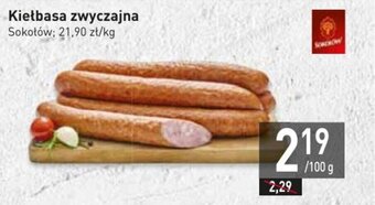 Stokrotka Market Sokołów Kiełbasa zwyczajna 100 g oferta