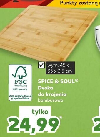 Kaufland SPICE & SOUL® Deska do krojenia oferta