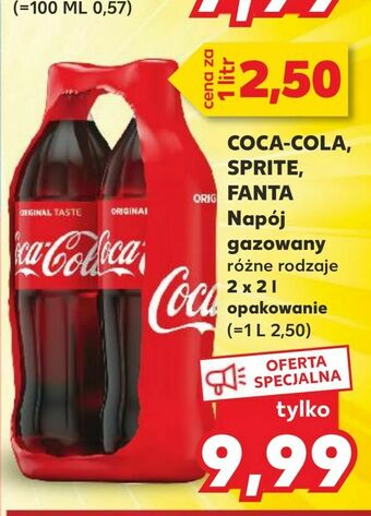 Kaufland COCA-COLA, SPRITE, FANTA Napój gazowany oferta