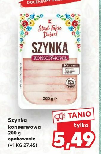 Kaufland Szynka konserwowa oferta