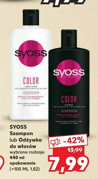 Kaufland SYOSS Szampon lub Odżywka do włosów oferta