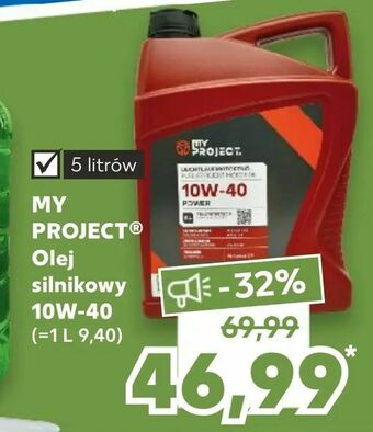 Kaufland My project® Olej silnikowy 10W-40 oferta