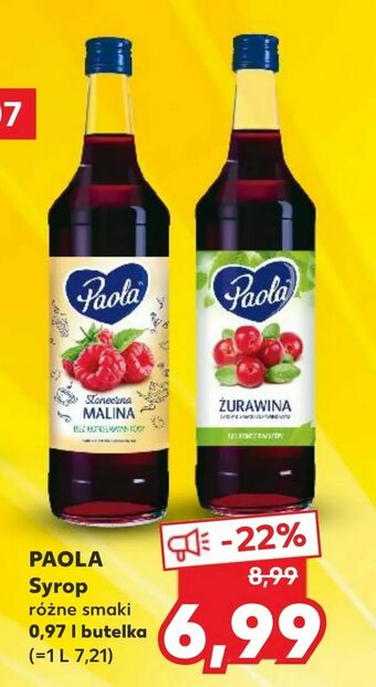 Kaufland PAOLA Syrop oferta