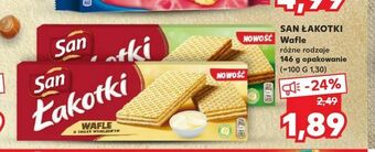 Kaufland SAN ŁAKOTKI Wafle oferta
