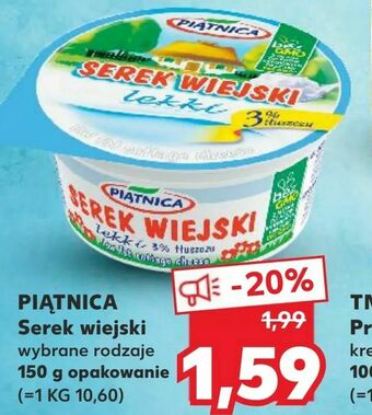 Kaufland PIĄTNICA Serek wiejski oferta