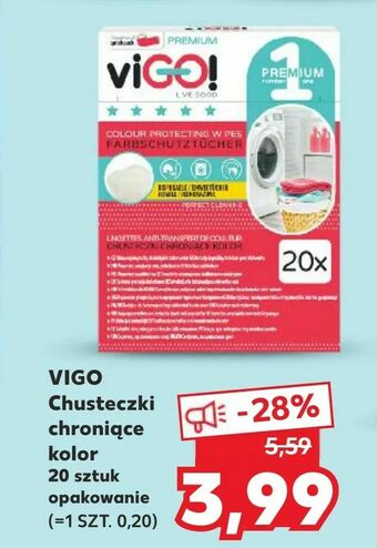 Kaufland VIGO Chusteczki chroniące kolor oferta