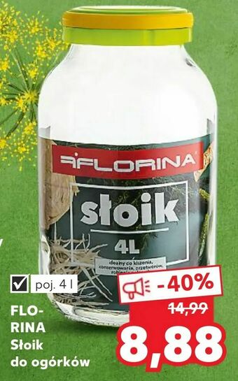 Kaufland FLORINA Słoik do ogórków oferta