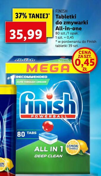Lidl Tabletki do zmywarki All-in-one oferta