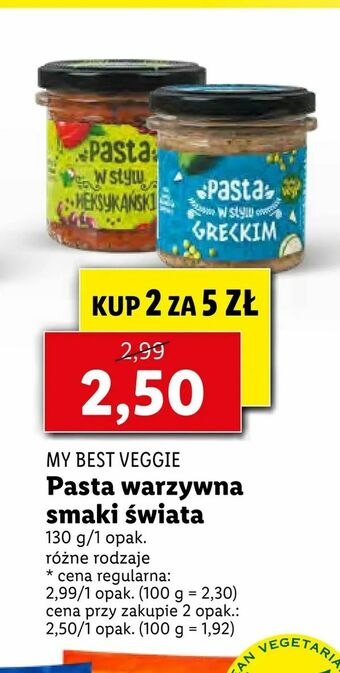 Lidl Pasta warzywna smaki świata oferta