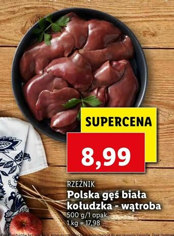 Lidl Polska gęś biała kołudzka - wątroba oferta