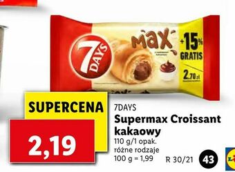 Lidl Supermax Croissant kakaowy oferta