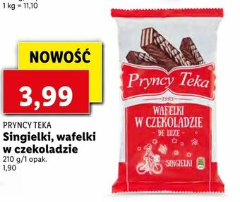 Singielki, wafelki w czekoladzie