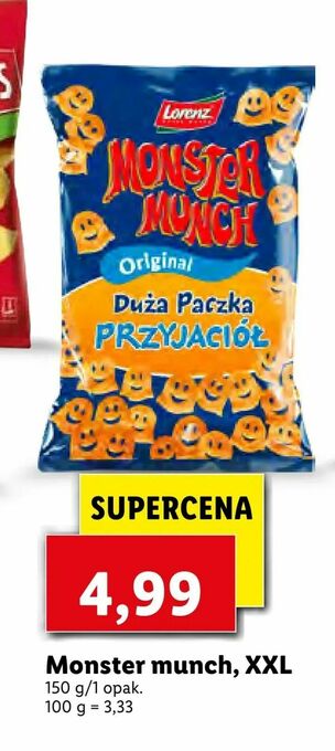 Lidl Monster munch, XXL oferta