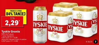 Lidl Tyskie Gronie oferta