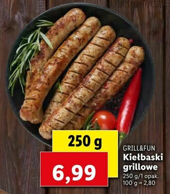 Lidl Kiełbaski grillowe oferta