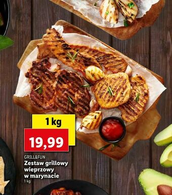 Zestaw grillowy wieprzowy w marynacie