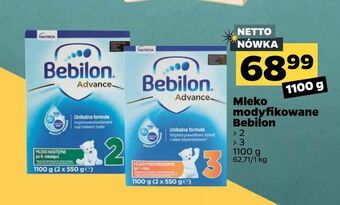Netto Mleko modyfikowane Bebilon oferta