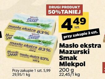 Netto Masło ekstra Mazurski Smak Mlekpol oferta