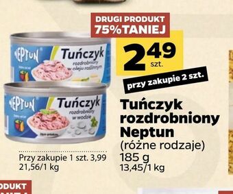 Netto Tuńczyk rozdrobniony Neptun oferta